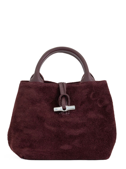 Khaki Leather Women's Shoulder Bag