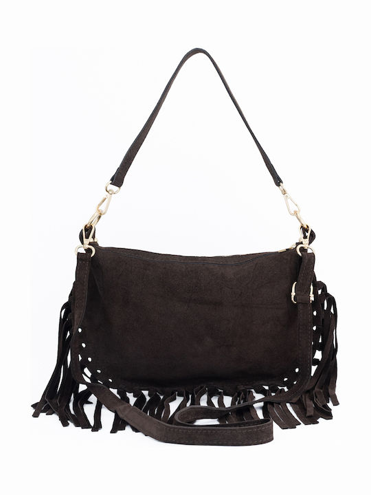 Black Leather Women's Shoulder Bag