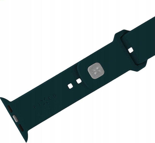 Fixed Fixed Sportliches Silikonarmband für Apple Watch 42, 44, 45 und 46 mm Türkis