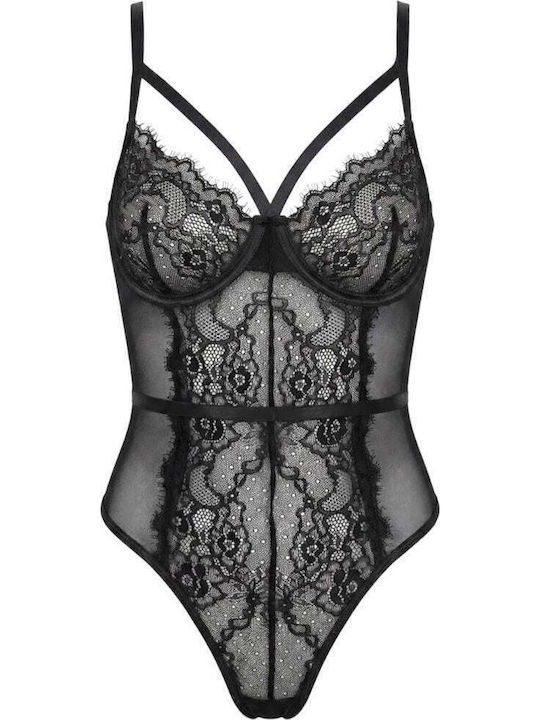 Black Lace Bodysuit Spalexline Sx1033