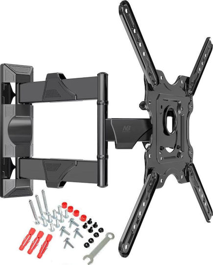 North Bayou Nb P4 TV-Wandhalterung mit Arm bis 55" Silber