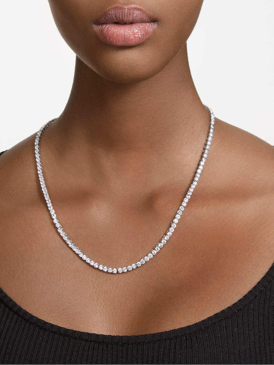 Swarovski Matrix Κολιέ Ροζέτα