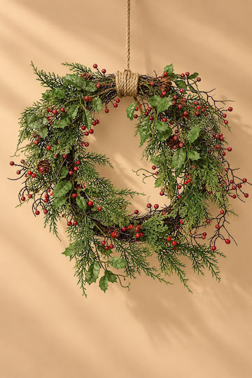 Kaemingk Christmas Decorative Wreath Green