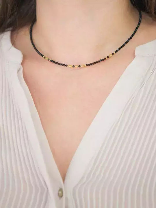 Necklace Made of Gold Plated Silver