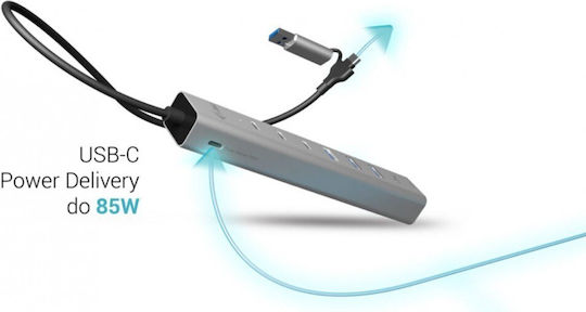 i-tec Hub 10 Θυρών USB 3.2 με σύνδεση USB-C / Ethernet