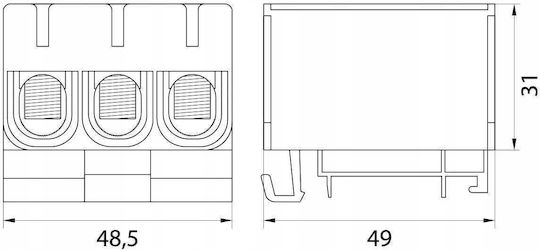Elektro Plast Μπλοκ Διανομής 48.352