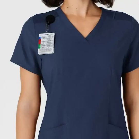 WonderWink Bluză Medicală de Damă Albastru Marin
