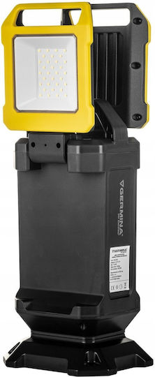 Geko Battery-Powered LED Work Light IP54 with Brightness up to 1500 lm
