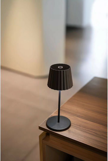 Verlo Table Lamp LED with Black Shade and Base