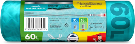 Sarantis Scented Trash Bags Capacity 60L Jan 63x70cm 8 Pieces Blue