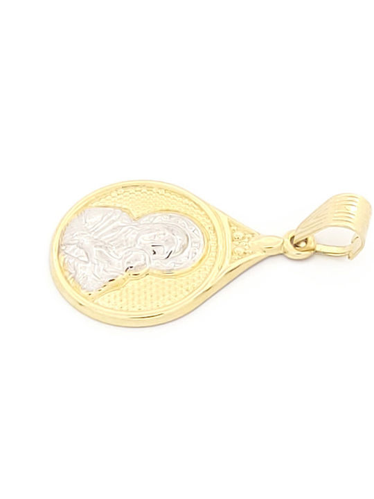 Charm Talisman Lacrimă din Aur de 9K