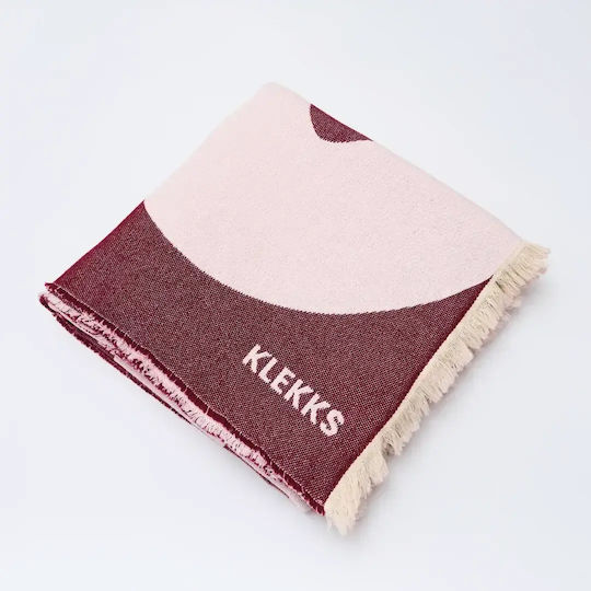 Klekks Sofa Blanket 140x200cm Pink