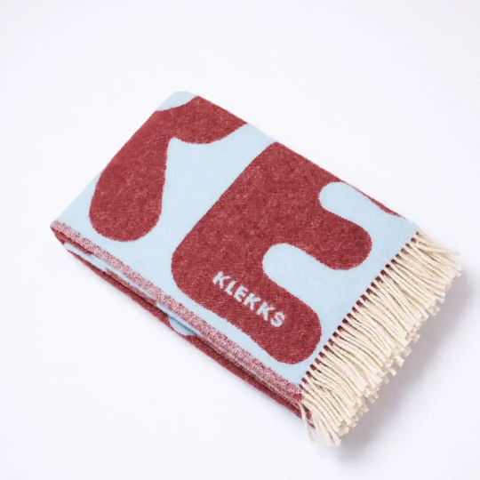 Klekks Sofa Throw Blanket 130x200cm Bordeaux