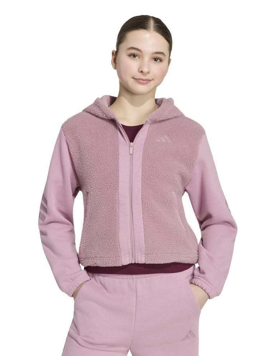 adidas Детска Розова Жилетка