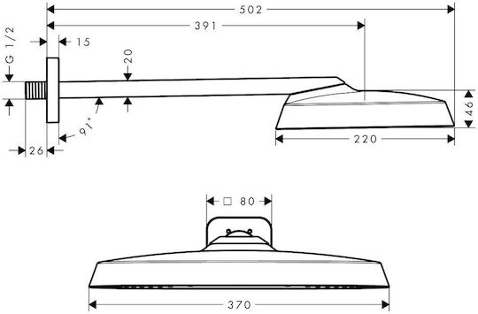 Hansgrohe Cap de Duș 22 cm
