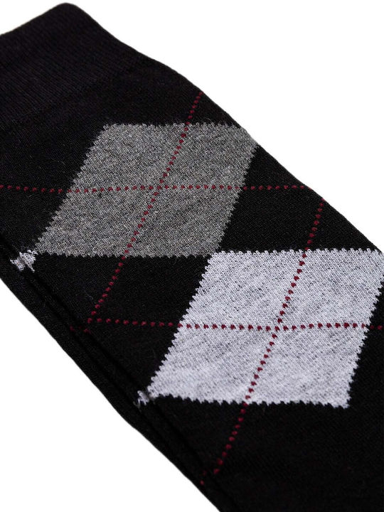Tiffosi Men's Black Patterned Socks