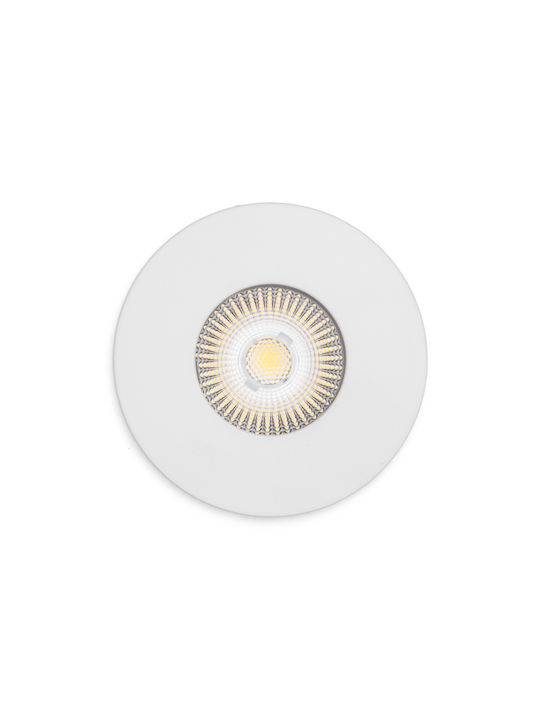 Rendl Light Studio Спот за Външен Таван с Вградено LED в Бял Цвят R11725