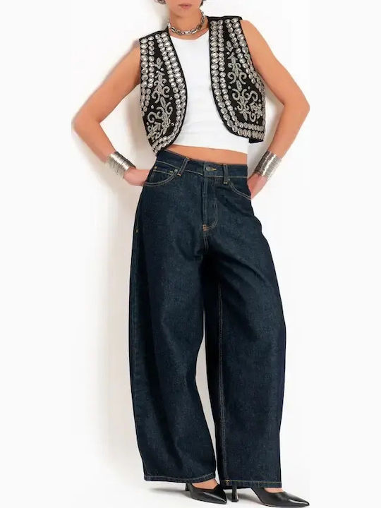 Women's Vest Black/Silver