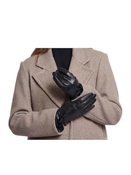 Black Women's Leather Gloves