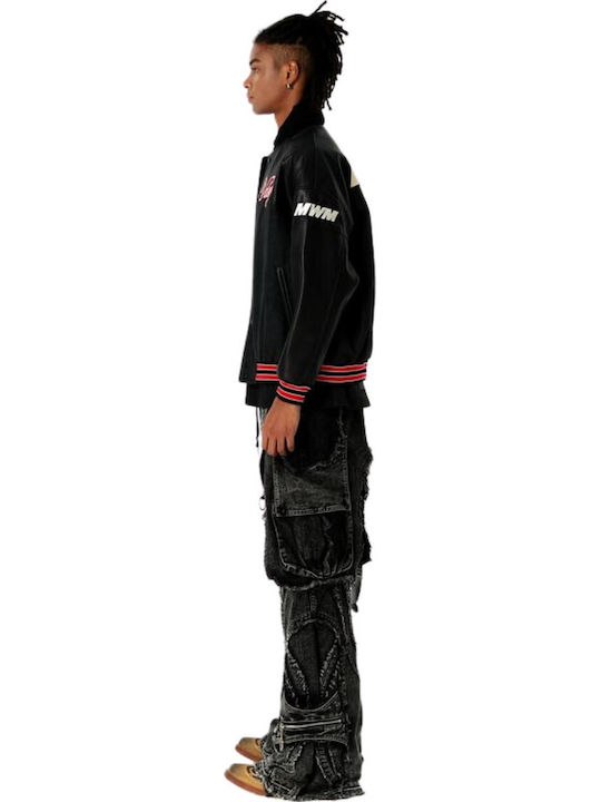 Lederjacke Black