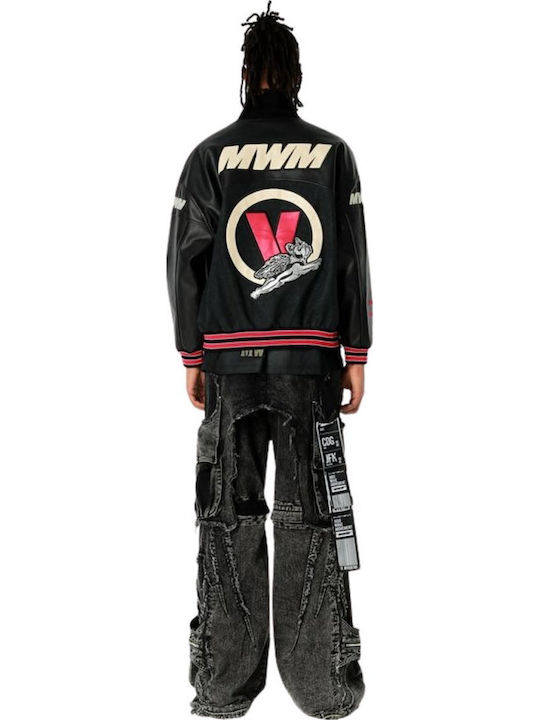Lederjacke Black