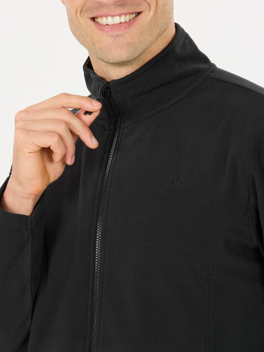 Herren-Fleecejacke Schwarz