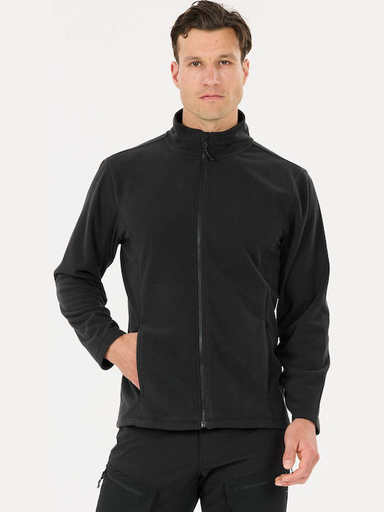Herren-Fleecejacke Schwarz