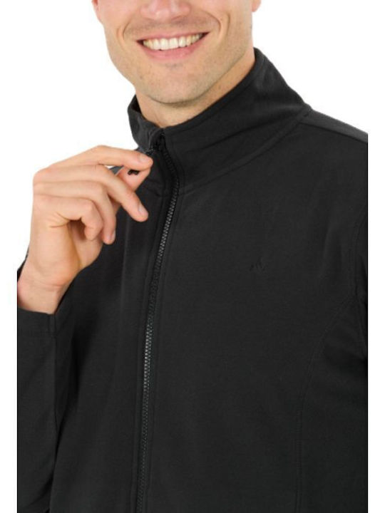 Herren-Fleecejacke Schwarz