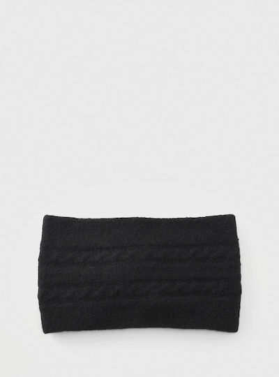 Women's Knitted Headband in Black