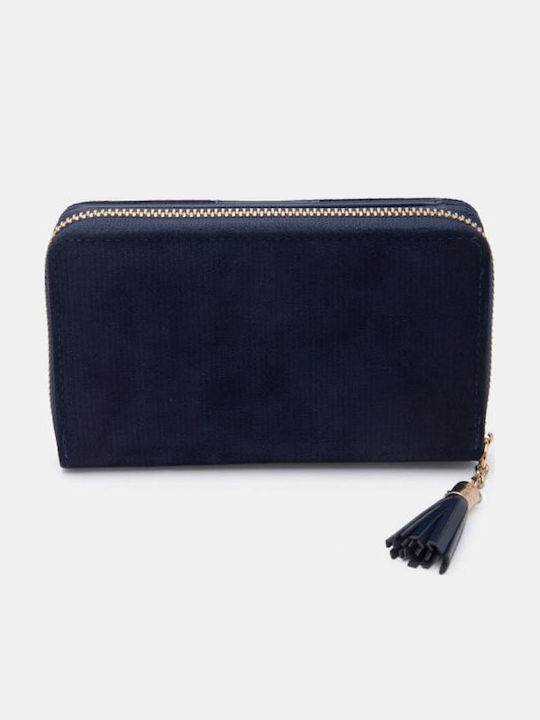 Large Women's Wallet Navy Blue
