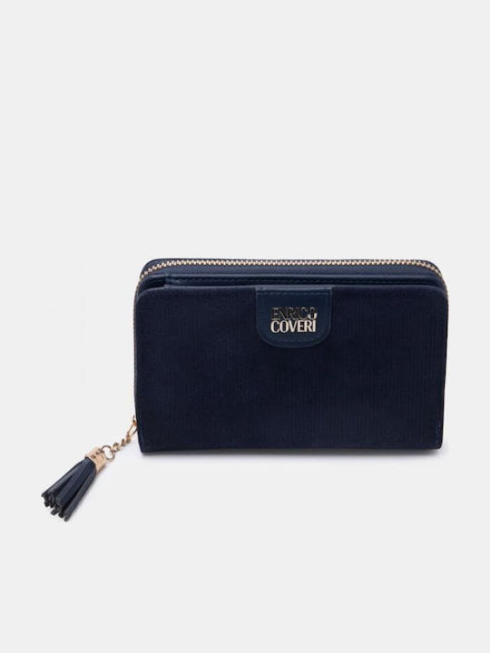 Large Women's Wallet Navy Blue
