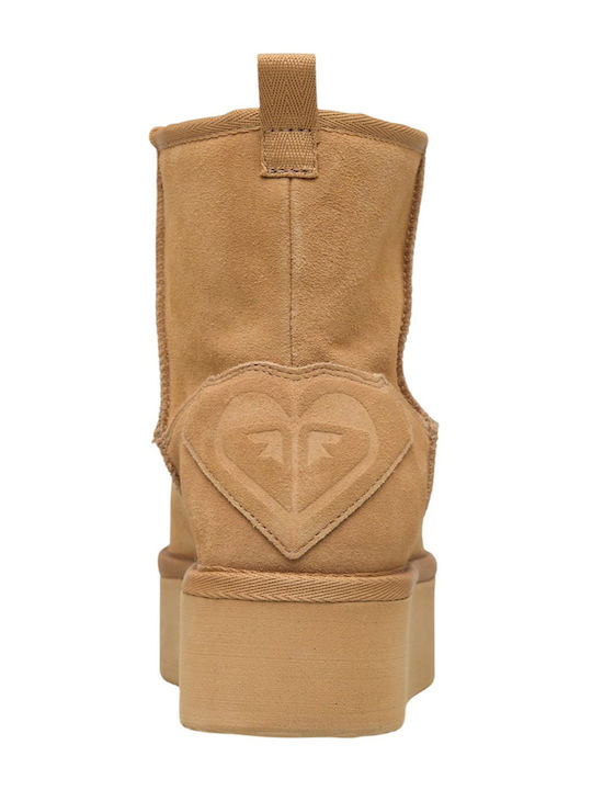 Γυναικεία Μποτάκια Beige