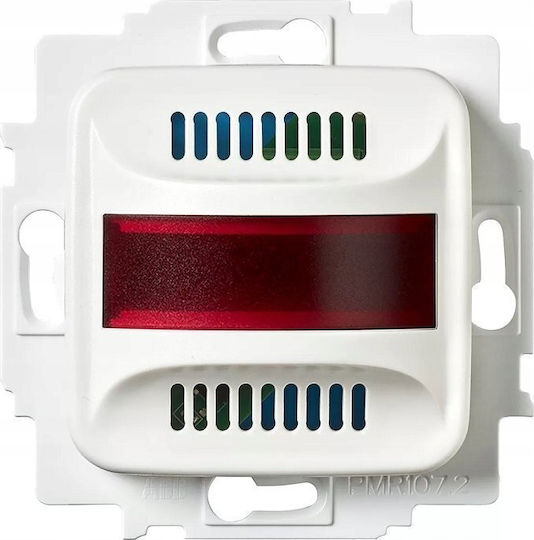 Abb Recessed Wall Switch Without Frame Aller Retour Red