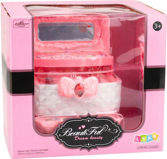 Lean Toys Makeup And Nail Beauty Case With Cosmetics Παιδικό Μακιγιάζ