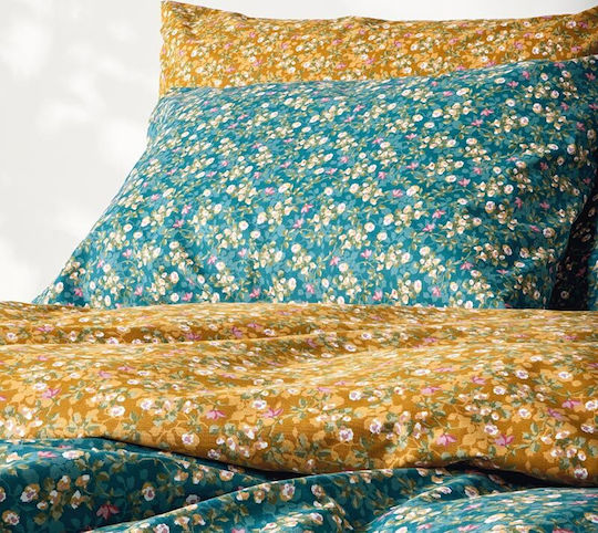 Kentia Double Quilt 220x240 cm Fay Turquoise 300 GSM