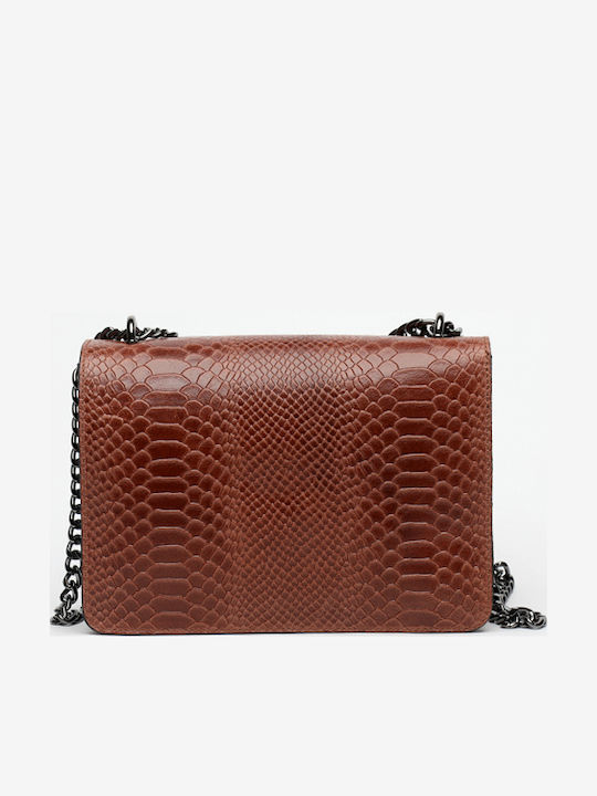 Leather Women's Shoulder Bag Suede Brown