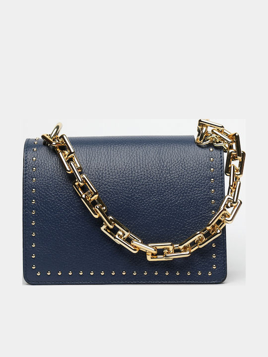 Khaki Leather Women's Shoulder Bag