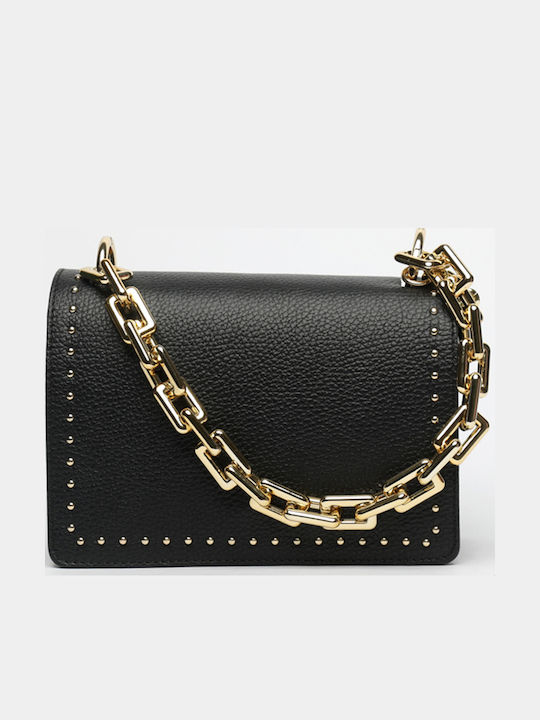Khaki Leather Women's Shoulder Bag