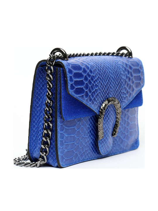 Leather Women's Shoulder Bag Suede Purple