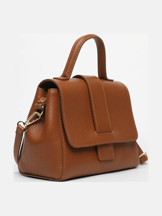Burgundy Leather Women's Shoulder Bag