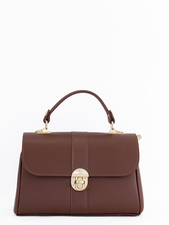 Burgundy Leather Women's Shoulder Bag