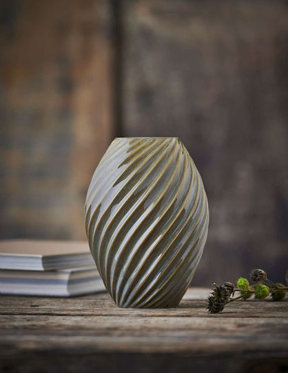 Lumarko Ceramic Vase Grey Y21cm