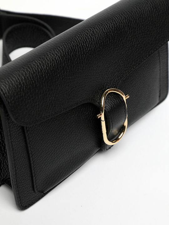 Beige Leather Women's Shoulder Bag