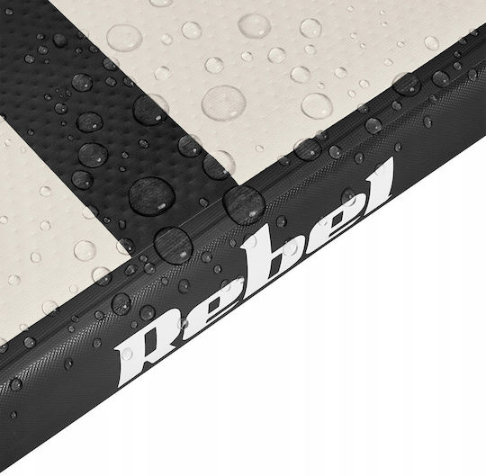 Rebel Active AirTrack Постелка За Спортна Гимнастика Черна (400x100x10cm)