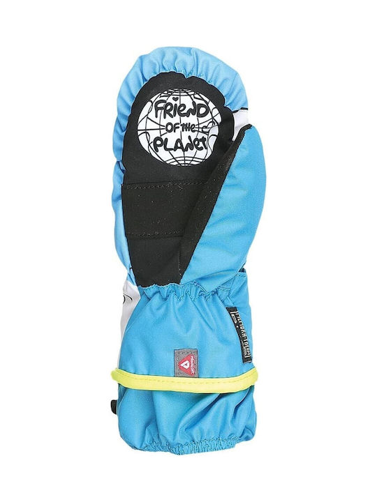 Level Hellblaue Kinder-Ski- und Snowboardfäustlinge