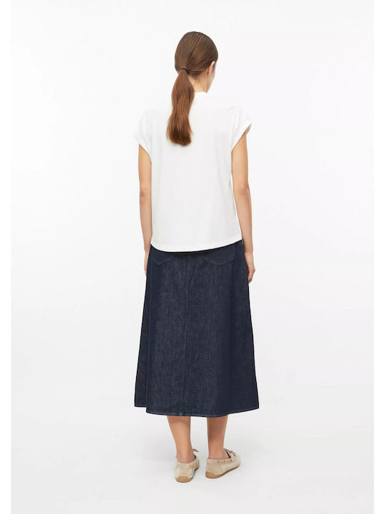 Midi-Jeansrock Blau