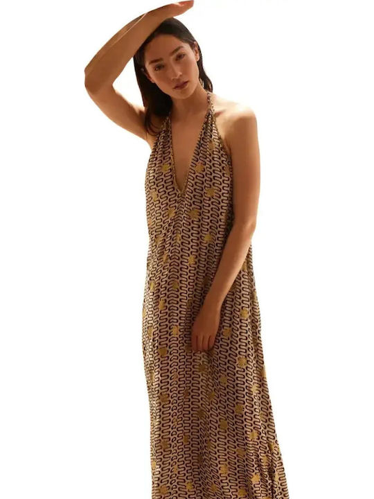 Sommerliches Maxi-Slipdress SYMI BLACK