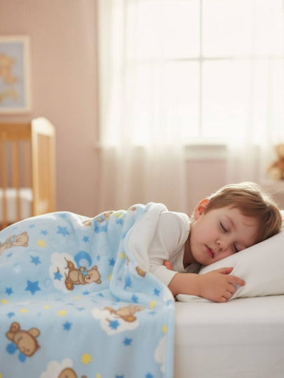 Babydom Одеяло за бебешко креватче с животинче 105x120 см