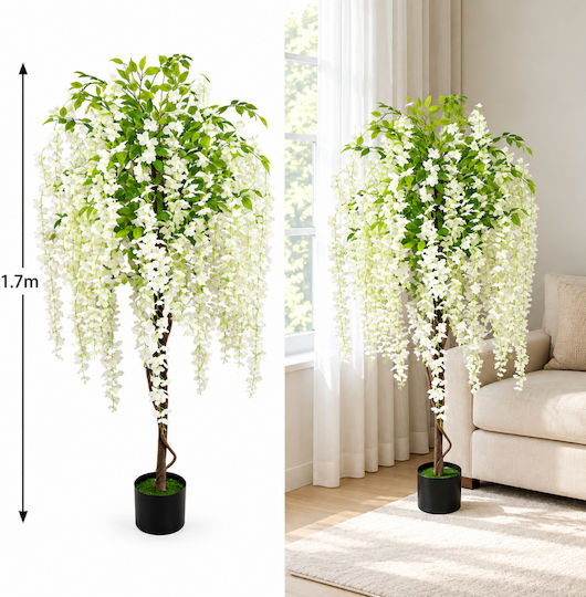 Künstliche Dekorative Pflanze 170 cm Artificial Bean Topf Galifas 449814 Galifas Künstliche Dekorative Pflanze 170 cm Artificial Bean Topf Galifas 449814 Galifas