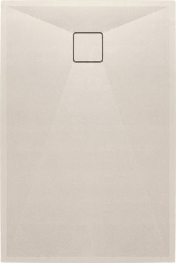 Deante Rectangular Granite Shower Tray 120x70cm Grey